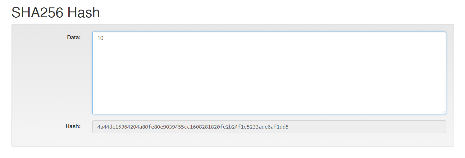 SHA-256 Hashing Function